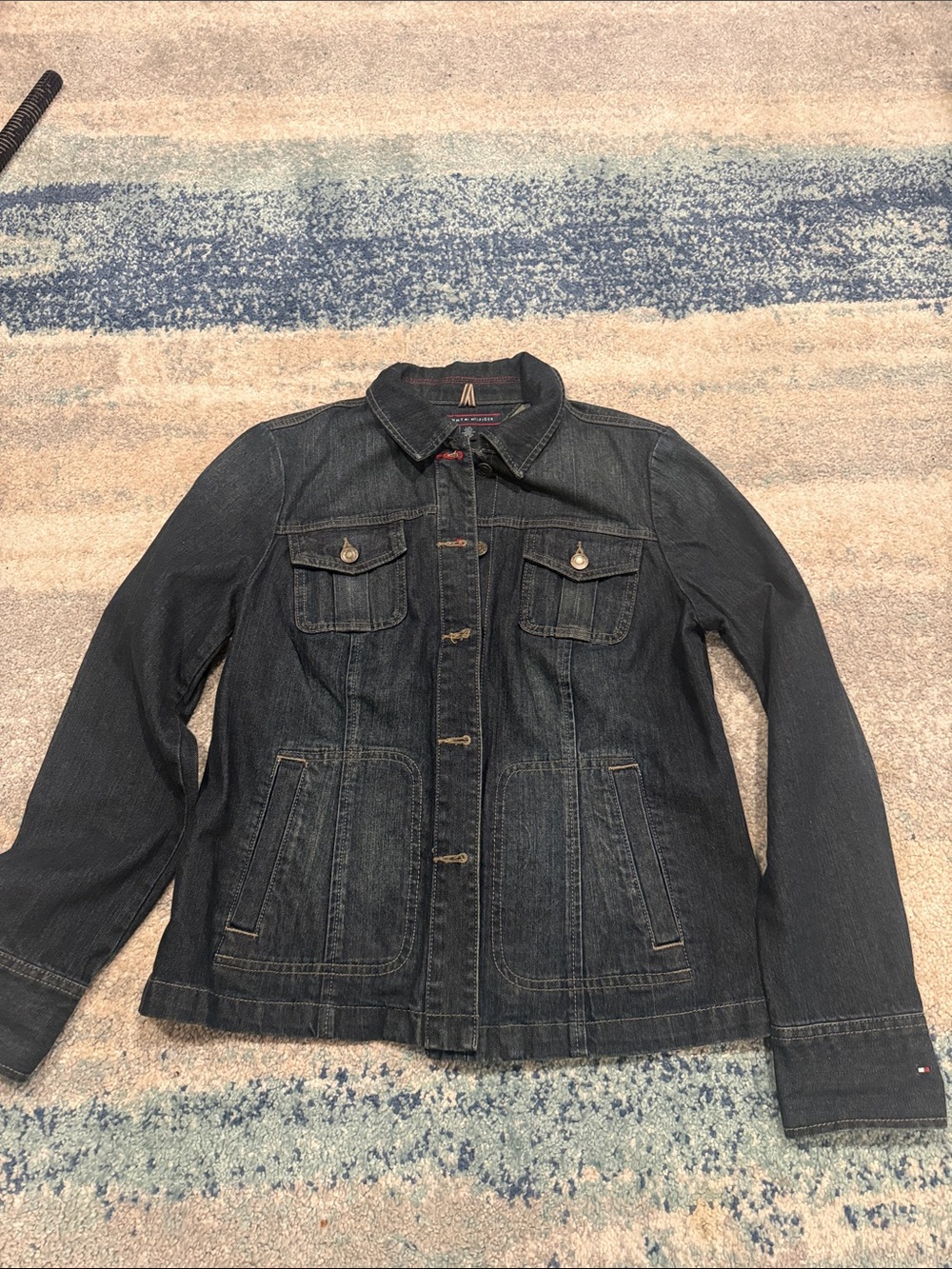 Women’s TOMMY HILFIGER Classic Dark Wash Denim Jacket